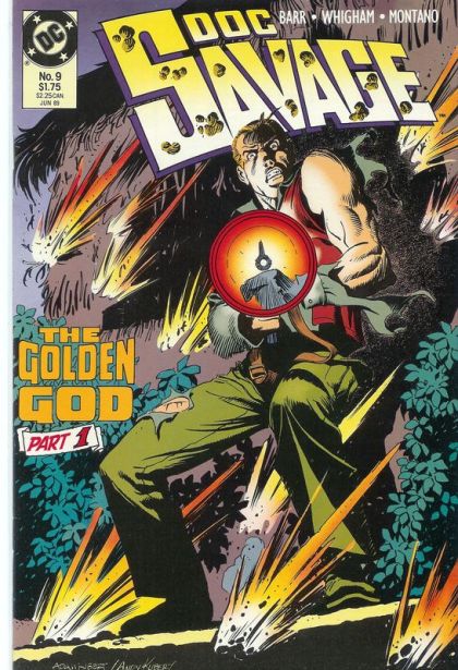 Doc Savage, Vol. 2 The Golden God, Part 1 |  Issue#9 | Year:1989 | Series: Doc Savage | Pub: DC Comics |