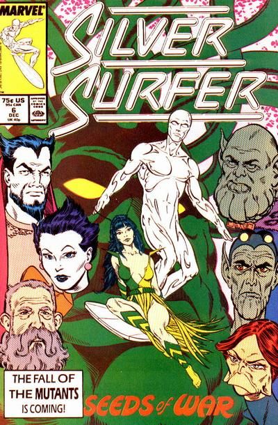 Silver Surfer, Vol. 3 War |  Issue#6A | Year:1987 | Series: Silver Surfer | Pub: Marvel Comics | Direct Edition