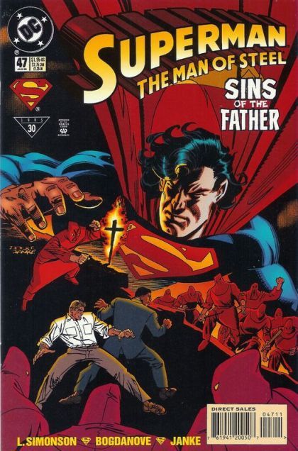 Superman: The Man of Steel Sins of the Father |  Issue#47A | Year:1995 | Series: Superman | Pub: DC Comics | Direct Edition