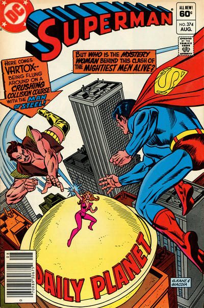 Superman, Vol. 1 Love Is Deadlier...The Second Time Around |  Issue#374B | Year:1982 | Series: Superman | Pub: DC Comics | Newsstand Edition