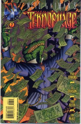 Teknophage One Nation Under God |  Issue#7 | Year:1996 | Series:  | Pub: Tekno Comix |