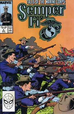 Semper Fi Fists of Fury; Stickup |  Issue#4A | Year:1988 | Series:  | Pub: Marvel Comics | Direct Edition