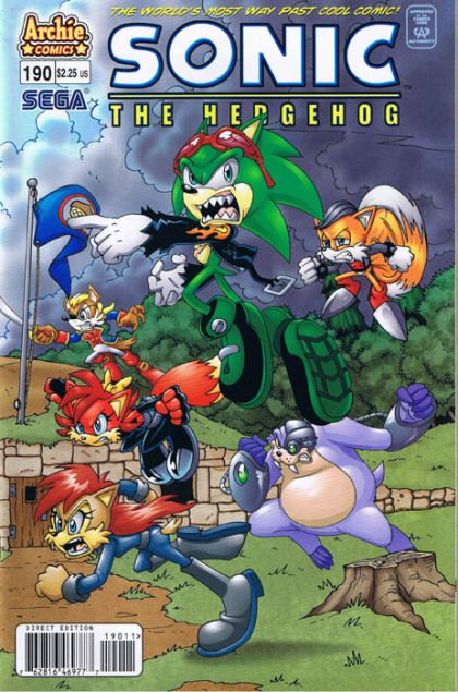 Sonic the Hedgehog, Vol. 2 A Bold New Mobius, Part Two: Duality |  Issue#190A | Year:2008 | Series: Sonic The Hedgehog | Pub: Archie Comic Publications | Direct Edition