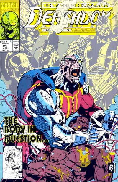 Deathlok, Vol. 2 Cyberwar, Part 5: Warcry |  Issue#21A | Year:1993 | Series: Deathlok | Pub: Marvel Comics | Direct Edition