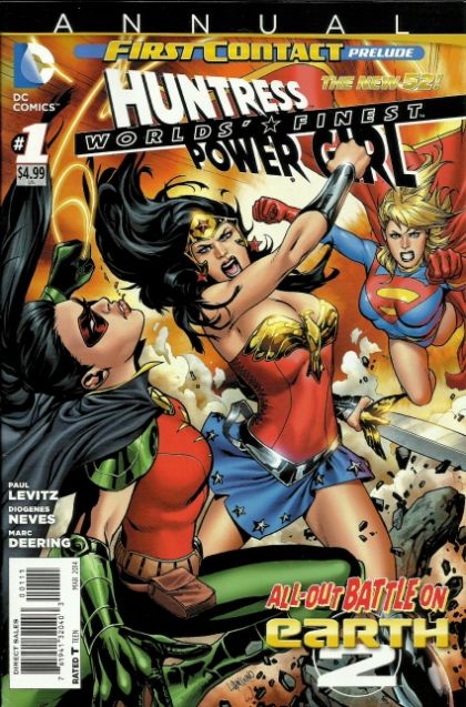 Worlds' Finest Annual First Contact - Prelude: The Adventures of Robin and Supergirl |  Issue#1 | Year:2014 | Series:  | Pub: DC Comics |
