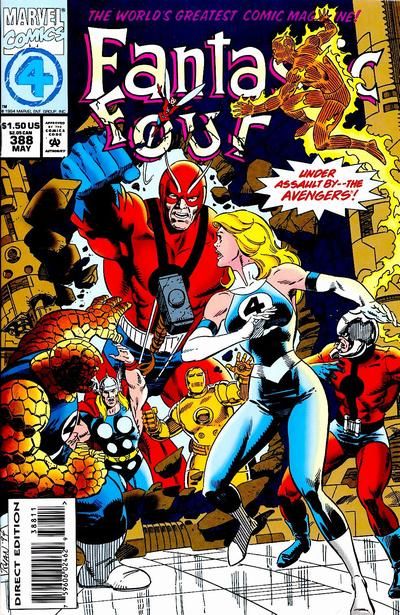 Fantastic Four, Vol. 1 Deadly Is The Dark Raider |  Issue#388A | Year:1994 | Series: Fantastic Four | Pub: Marvel Comics | Direct Edition