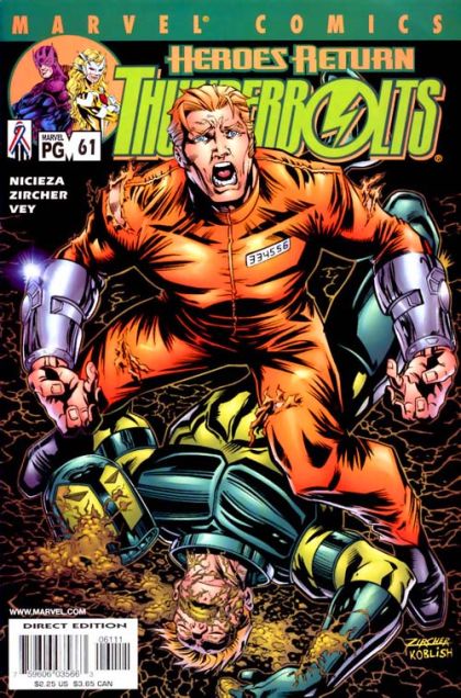 Thunderbolts, Vol. 1 Living in a Vise |  Issue#61 | Year:2002 | Series: Thunderbolts | Pub: Marvel Comics |