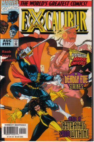 Excalibur, Vol. 1 Broken Vows |  Issue#111A | Year:1997 | Series: Excalibur | Pub: Marvel Comics | Direct Edition