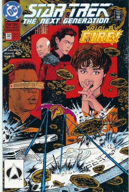 Star Trek: The Next Generation, Vol. 2 Wet Behind The Ears |  Issue#32A | Year:1992 | Series: Star Trek | Pub: DC Comics | Direct Edition