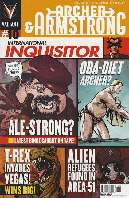 Archer & Armstrong, Vol. 2 Mystery Hole |  Issue#10B | Year:2013 | Series:  | Pub: Valiant Entertainment | Juan Doe Pullbox Variant