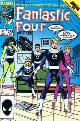 Fantastic Four, Vol. 1 Secret Wars II - Hero |  Issue#285A | Year:1985 | Series: Fantastic Four | Pub: Marvel Comics | Direct Edition