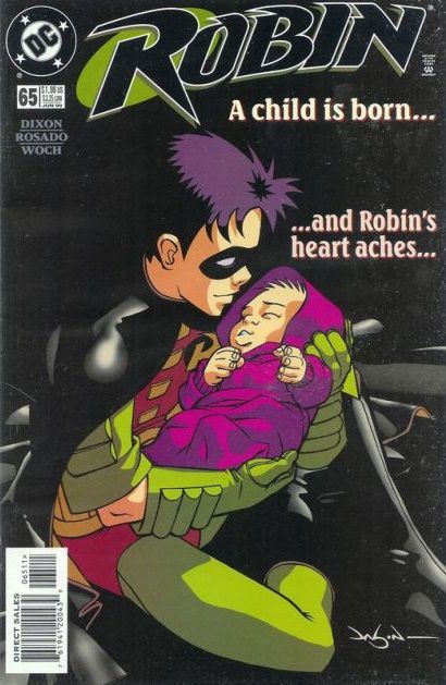 Robin, Vol. 2 A Blessed Event |  Issue#65A | Year:1999 | Series: Robin | Pub: DC Comics | Direct Edition