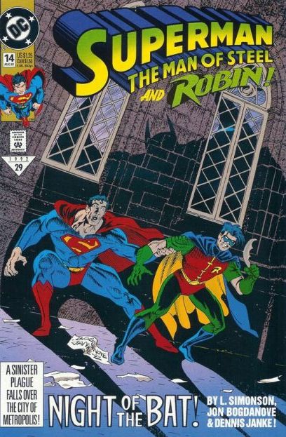 Superman: The Man of Steel Night Moves |  Issue#14A | Year:1992 | Series: Superman | Pub: DC Comics | Direct Edition