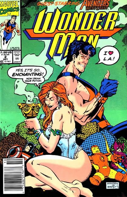 Wonder Man, Vol. 2 Screen Goddess |  Issue#2B | Year:1991 | Series: Wonder Man | Pub: Marvel Comics