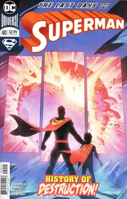 Superman, Vol. 4 The Last Days, Part One |  Issue#40A | Year:2018 | Series: Superman | Pub: DC Comics | Viktor Bogdanovic Regular