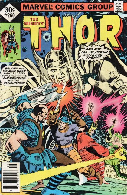 Thor, Vol. 1 The Vicious and the Valiant |  Issue#260A | Year:1977 | Series: Thor | Pub: Marvel Comics | Whitman Variant