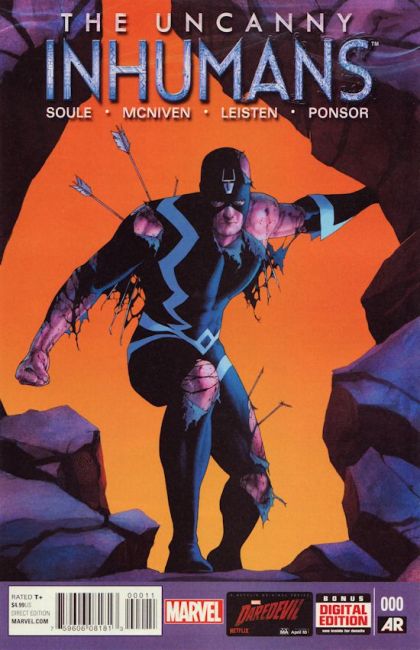 The Uncanny Inhumans End Times / Evolution |  Issue#0A | Year:2015 | Series: Inhumans | Pub: Marvel Comics | Steve McNiven Regular