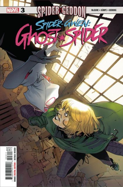 Spider-Gwen: Ghost-Spider, Vol. 1 Spider-Geddon - Better Sorry Than Safe |  Issue#3A | Year:2018 | Series: Spider-Gwen | Pub: Marvel Comics | Bengal Amari Regular