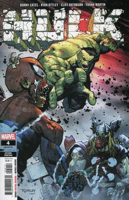 Hulk, Vol. 4 Smashtronaut, Part Four |  Issue#4L | Year:2022 | Series: Hulk | Pub: Marvel Comics | 2nd Printing Ryan Ottley