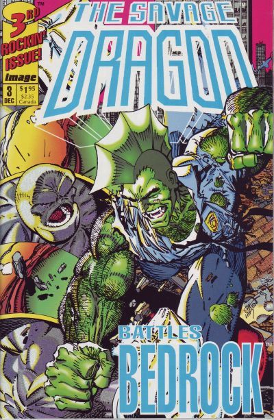 Savage Dragon, Vol. 1 Rock This Town |  Issue#3A | Year:1992 | Series: The Savage Dragon | Pub: Image Comics | Direct Edition