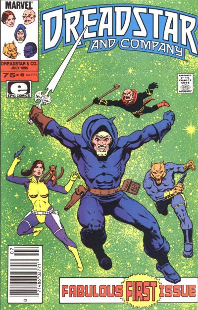 Dreadstar and Company The Quest |  Issue#1B | Year:1985 | Series: Dreadstar | Pub: Marvel Comics | Newsstand Edition