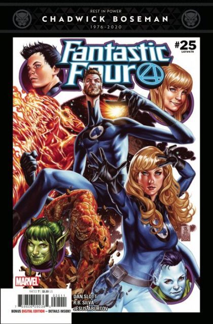 Fantastic Four, Vol. 6 There Shall Come a Reckoning/Sight Unseen/Fantastic Forum |  Issue#25A | Year:2020 | Series: Fantastic Four | Pub: Marvel Comics | Mark Brooks Regular