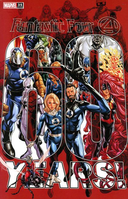 Fantastic Four, Vol. 6 "Death In Four Dimensions" / "Some Family Time" / "Stars" |  Issue#35A | Year:2021 | Series: Fantastic Four | Pub: Marvel Comics | Mark Brooks Regular Cover