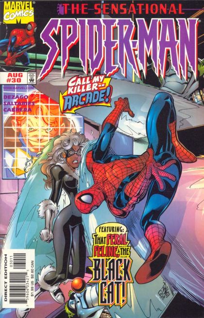 The Sensational Spider-Man, Vol. 1 Cat & Mouse |  Issue#30A | Year:1998 | Series: Spider-Man | Pub: Marvel Comics | Direct Edition