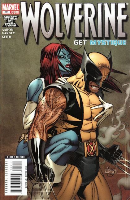 Wolverine, Vol. 3 Divided We Stand - Get Mystique, Part 1 |  Issue#62A | Year:2008 | Series: Wolverine | Pub: Marvel Comics | Direct Edition
