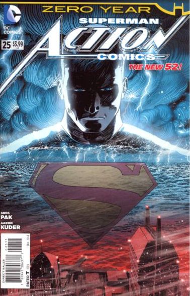 Action Comics, Vol. 2 Zero Year - Stormbreaker |  Issue#25A | Year:2013 | Series: Superman | Pub: DC Comics | Regular Aaron Kuder Cover