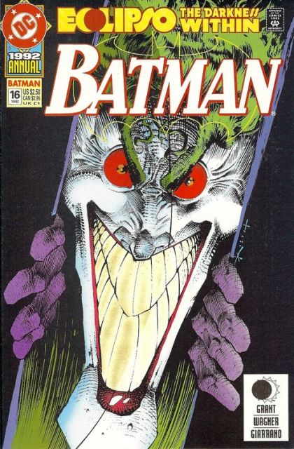 Batman, Vol. 1 Annual Eclipso: The Darkness Within - By Darkness Possessed |  Issue#16A | Year:1992 | Series:  | Pub: DC Comics | Direct Sales