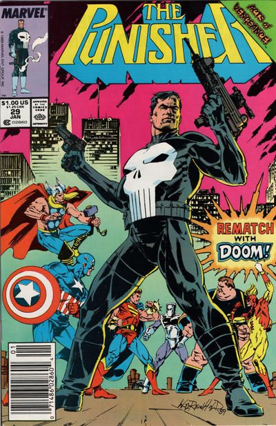 The Punisher, Vol. 2 Acts of Vengeance - Too Many Dooms |  Issue#29B | Year:1989 | Series: Punisher | Pub: Marvel Comics | Newsstand Edition