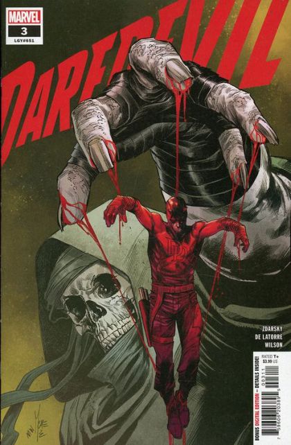 Daredevil, Vol. 7 The Red Fist Saga, Part 3 |  Issue#3A | Year:2022 | Series:  | Pub: Marvel Comics | Regular Marco Checchetto Cover