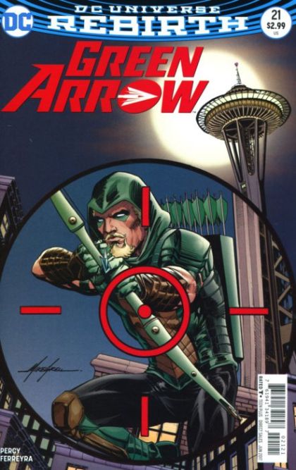 Green Arrow, Vol. 6 The Rise of Star City, Part 1 |  Issue#21B | Year:2017 | Series: Green Arrow | Pub: DC Comics | Variant Mike Grell Cover