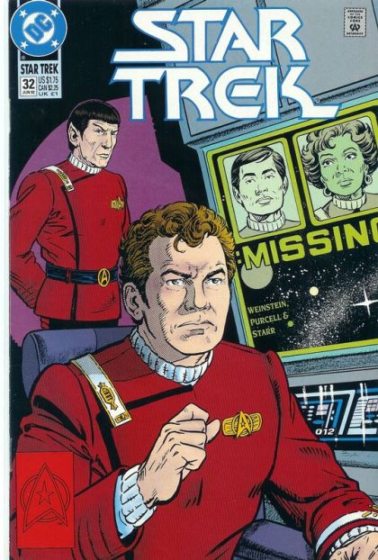 Star Trek, Vol. 2 Veritas, pt 3: Danger...On Ice! |  Issue#32A | Year:1992 | Series: Star Trek | Pub: DC Comics | Direct Edition