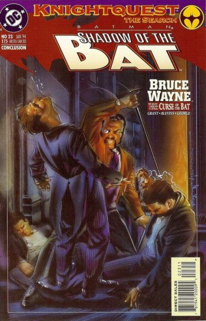 Batman: Shadow of the Bat Knightquest: The Search - Bruce Wayne, Part 3: Curse Of The Bat |  Issue#23A | Year:1993 | Series: Batman | Pub: DC Comics | Direct Edition