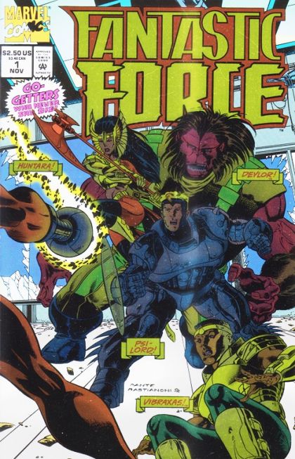 Fantastic Force, Vol. 1 Legacy! |  Issue#1A | Year:1994 | Series: Fantastic Four | Pub: Marvel Comics | Direct Edition - Metallic Wrap-Around Cover