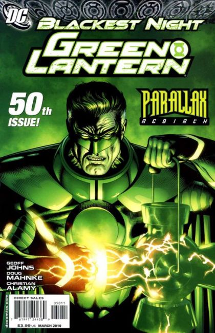 Green Lantern, Vol. 4 Blackest Night - Parallax Rebirth, Part One |  Issue#50A | Year:2010 | Series: Green Lantern | Pub: DC Comics | Doug Mahnke Regular