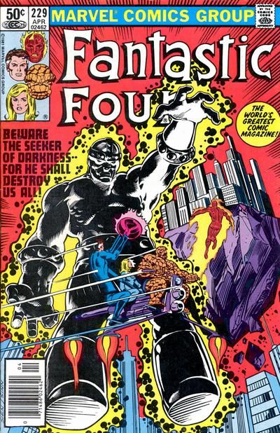 Fantastic Four, Vol. 1 The Thing From The Black Hole |  Issue#229B | Year:1981 | Series: Fantastic Four | Pub: Marvel Comics | Newsstand Edition