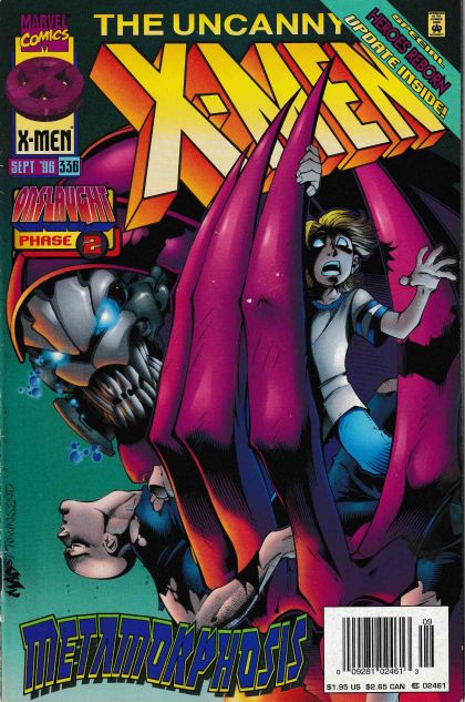 Uncanny X-Men, Vol. 1 Onslaught - Phase 2: A Voice As Deep As Thunder |  Issue#336B | Year:1996 | Series: X-Men | Pub: Marvel Comics | Newsstand Edition