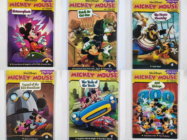 (Full Stories) Disney Mickey Mouse Comic Books | Set of 6 Books | Publisher: Euro Kids