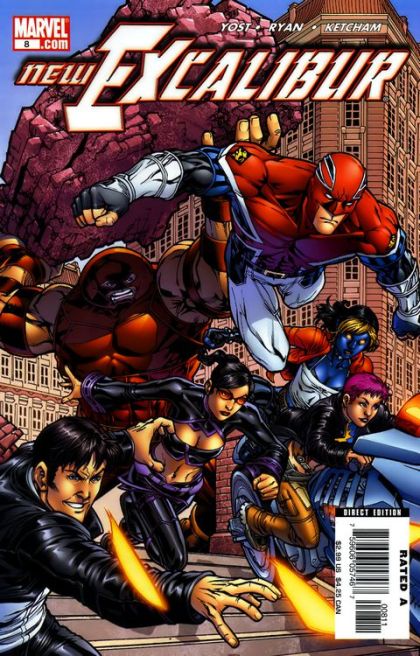 New Excalibur Brain Storm |  Issue#8A | Year:2006 | Series: Excalibur | Pub: Marvel Comics | Direct Edition