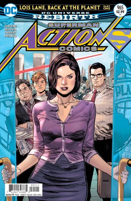 Action Comics, Vol. 3 Lois Lane, Back at the Planet, Part 1 |  Issue#965A | Year:2016 | Series: Superman | Pub: DC Comics | Clay Mann Regular