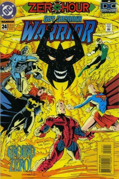 Guy Gardner: Warrior Zero Hour - Killing Time! |  Issue#24A | Year:1994 | Series: Guy Gardner | Pub: DC Comics | Direct Edition