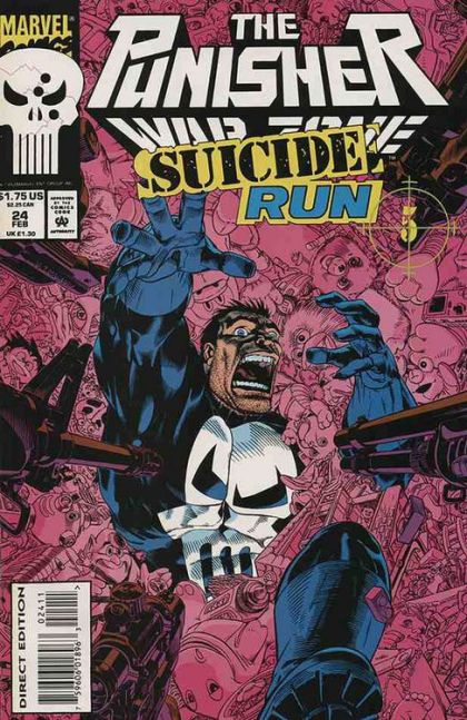 The Punisher: War Zone, Vol. 1 Suicide Run - Part 5: Shhh! |  Issue#24A | Year:1993 | Series: Punisher | Pub: Marvel Comics | Direct Edition