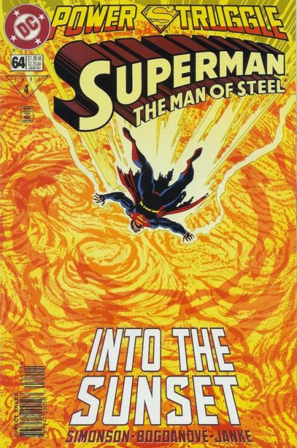 Superman: The Man of Steel Into the Fire |  Issue#64A | Year:1996 | Series: Superman | Pub: DC Comics | Direct Edition