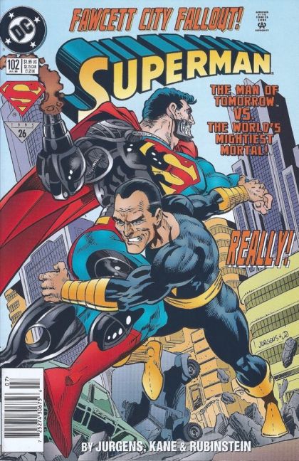 Superman, Vol. 2 Trading Places |  Issue#102B | Year:1995 | Series: Superman | Pub: DC Comics | Newsstand Edition