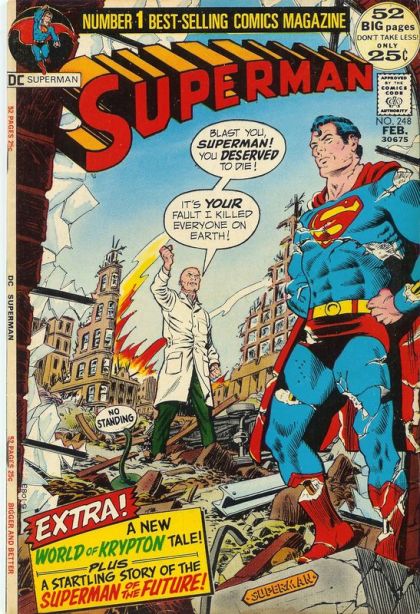 Superman, Vol. 1 The Man Who Murdered Earth |  Issue#248 | Year:1972 | Series: Superman | Pub: DC Comics |