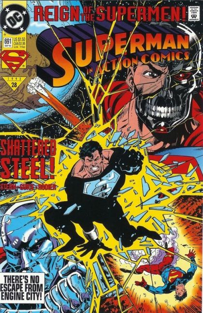 Action Comics, Vol. 1 Reign of the Supermen - Part 17: Secret Weapon |  Issue#691A | Year:1993 | Series:  | Pub: DC Comics | Direct Edition