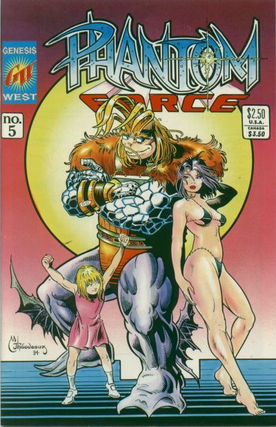 Phantom Force The Calm Before the Storm |  Issue#5 | Year:1994 | Series:  | Pub: Genesis West Comics |